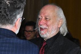 NOBEL CHAIRS ARE SIGNED BY THE PRIZE WINNERS