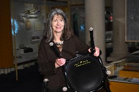 NOBEL CHAIRS ARE SIGNED BY THE PRIZE WINNERS