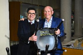 NOBEL CHAIRS ARE SIGNED BY THE PRIZE WINNERS