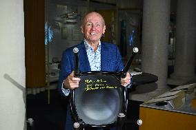 NOBEL CHAIRS ARE SIGNED BY THE PRIZE WINNERS
