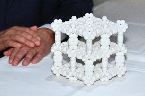 NOBEL CHAIRS ARE SIGNED BY THE PRIZE WINNERS