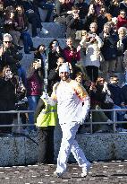 1st torch relay runner for Milan-Cortina Olympics