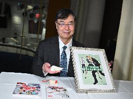 NOBEL CHAIRS ARE SIGNED BY THE PRIZE WINNERS