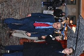 NOBEL CHAIRS ARE SIGNED BY THE PRIZE WINNERS