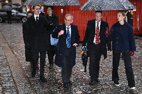 NOBEL CHAIRS ARE SIGNED BY THE PRIZE WINNERS
