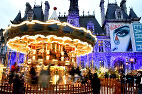 Christmas Market At Paris City Hall - Paris