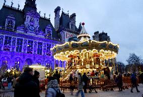 Christmas Market At Paris City Hall - Paris