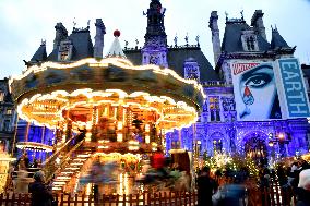 Christmas Market At Paris City Hall - Paris