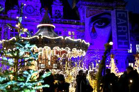 Christmas Market At Paris City Hall - Paris