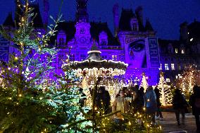 Christmas Market At Paris City Hall - Paris