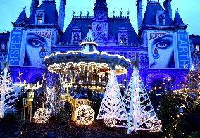 Christmas Market At Paris City Hall - Paris