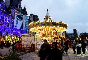 Christmas Market At Paris City Hall - Paris
