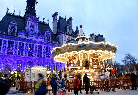 Christmas Market At Paris City Hall - Paris