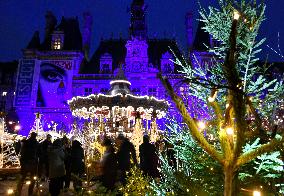 Christmas Market At Paris City Hall - Paris