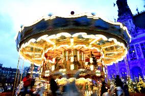 Christmas Market At Paris City Hall - Paris