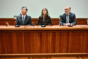 PRESS CONFERENCE WITH THE NOBEL PRIZE LAUREATES IN PHYSIOLOGY OR MEDICINE