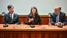 PRESS CONFERENCE WITH THE NOBEL PRIZE LAUREATES IN PHYSIOLOGY OR MEDICINE