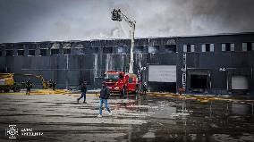 Russian Missile And Drone Attacks On Kyiv Region - Ukraine