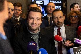 Jordan Bardella Book Signing - Escaudœuvres