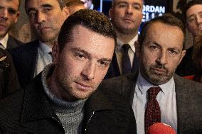 Jordan Bardella Book Signing - Escaudœuvres