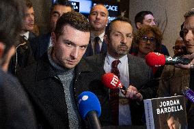 Jordan Bardella Book Signing - Escaudœuvres