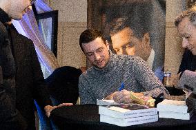 Jordan Bardella Book Signing - Escaudœuvres