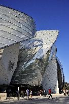 FRANCE, PARIS (75) BOIS DE BOULOGNE, LOUIS VUITTON FOUNDATION, BY THE ARCHITECT FRANK GEHRY