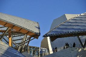 FRANCE, PARIS (75) BOIS DE BOULOGNE, LOUIS VUITTON FOUNDATION, BY THE ARCHITECT FRANK GEHRY