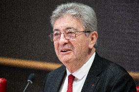 Hearing of Jean-Luc Melenchon at the National Assembly - Paris