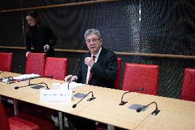 Hearing of Jean-Luc Melenchon at the National Assembly - Paris