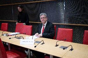 Hearing of Jean-Luc Melenchon at the National Assembly - Paris