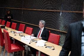 Hearing of Jean-Luc Melenchon at the National Assembly - Paris