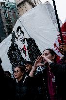 Frente Obrero Protest Against the 78 Constitution - Madrid
