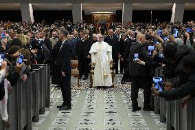 Pope Leo XIV Attends Michael Buble Concert - The Vatican