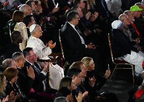 Pope Leo XIV Attends Michael Buble Concert - The Vatican