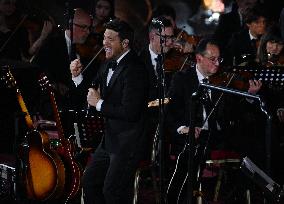 Pope Leo XIV Attends Michael Buble Concert - The Vatican