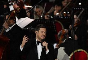 Pope Leo XIV Attends Michael Buble Concert - The Vatican