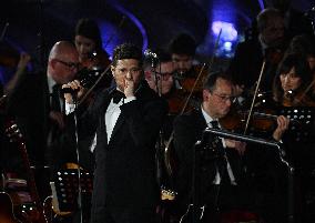 Pope Leo XIV Attends Michael Buble Concert - The Vatican