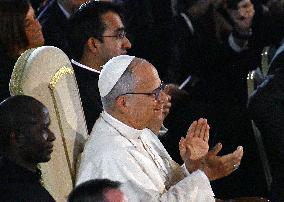 Pope Leo XIV Attends Michael Buble Concert - The Vatican