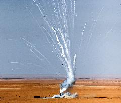 Rocket Tamouh-3 Explodes During Launch - Kuwait