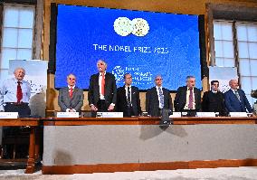 NOBEL PRIZE 2025 PRESS CONFERENCE PHYSICS, CHEMISTRY AND ECONOMICS