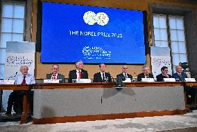 NOBEL PRIZE 2025 PRESS CONFERENCE PHYSICS, CHEMISTRY AND ECONOMICS