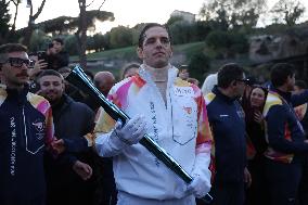 First Day of The Olympic Flame Official Tour - Rome