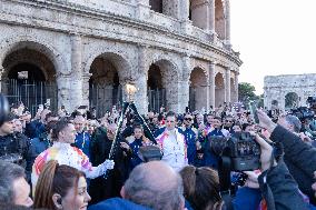 First Day of The Olympic Flame Official Tour - Rome