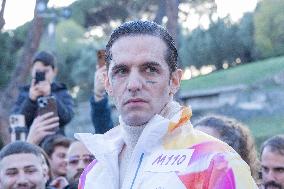 First Day of The Olympic Flame Official Tour - Rome