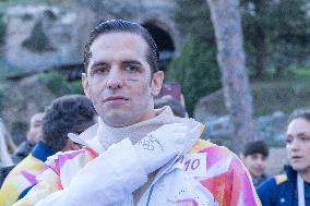 First Day of The Olympic Flame Official Tour - Rome