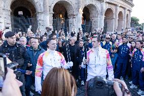 First Day of The Olympic Flame Official Tour - Rome