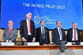 NOBEL PRIZE 2025 PRESS MEETING PHYSICS, CHEMISTRY AND ECONOMICS