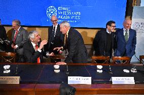 NOBEL PRIZE 2025 PRESS CONFERENCE PHYSICS, CHEMISTRY AND ECONOMICS