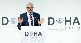 Bill Gates At Doha Forum - Qatar